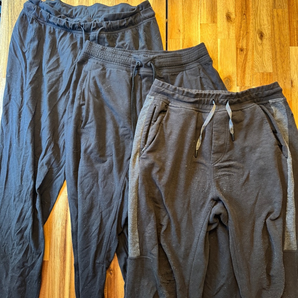 LOT/3 Lululemon Sweats - Men’s Large - Fair Condition